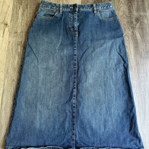 Talbots Blue Denim Skirt